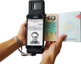 Lector de DNI y pasaporte para móviles Android y iPhone